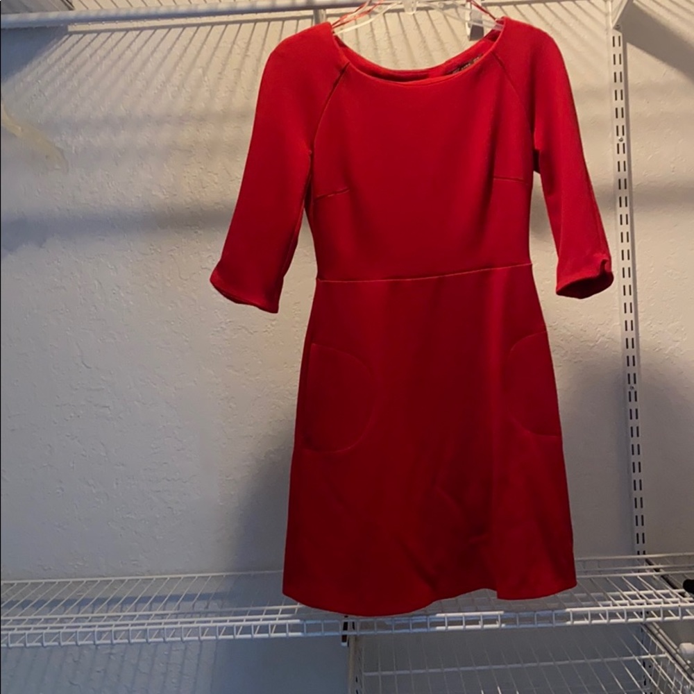 Red dress